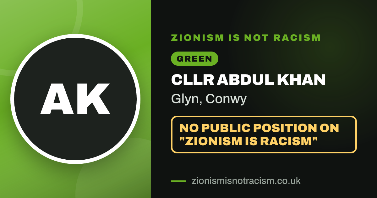 Share image: Cllr Abdul Khan, Glyn ward, Conwy