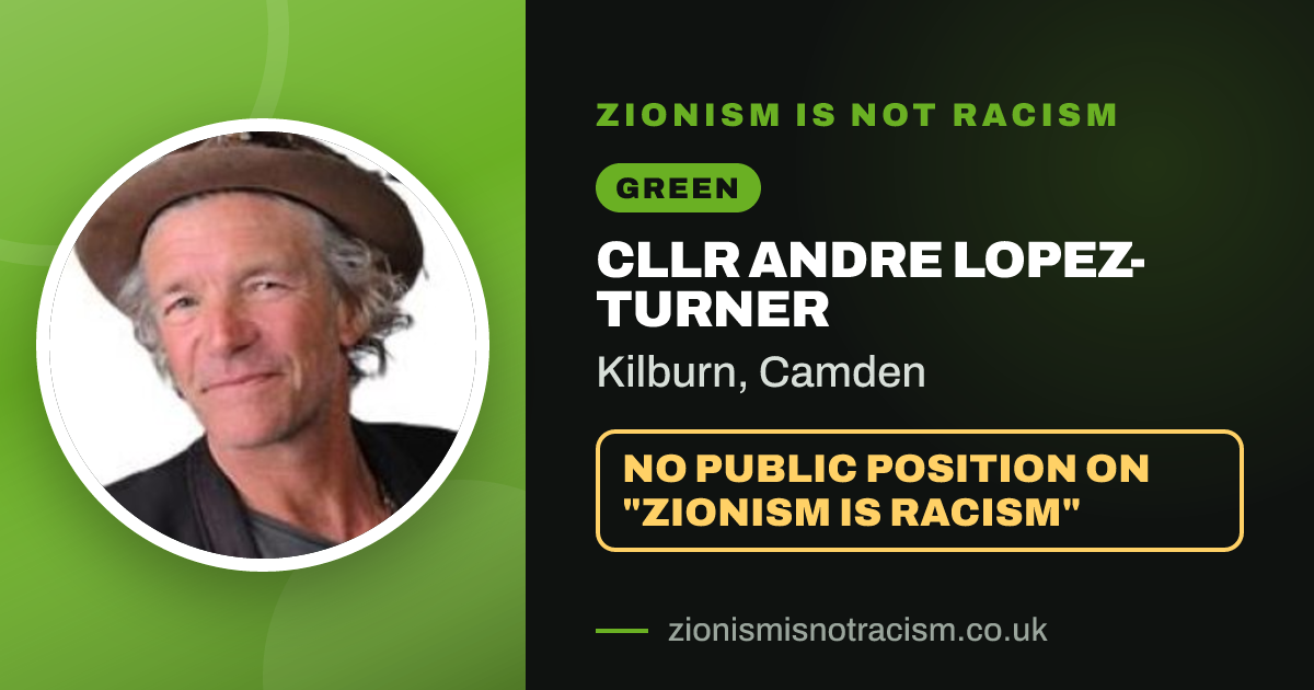 Share image: Cllr Andre Lopez-Turner, Kilburn ward, Camden