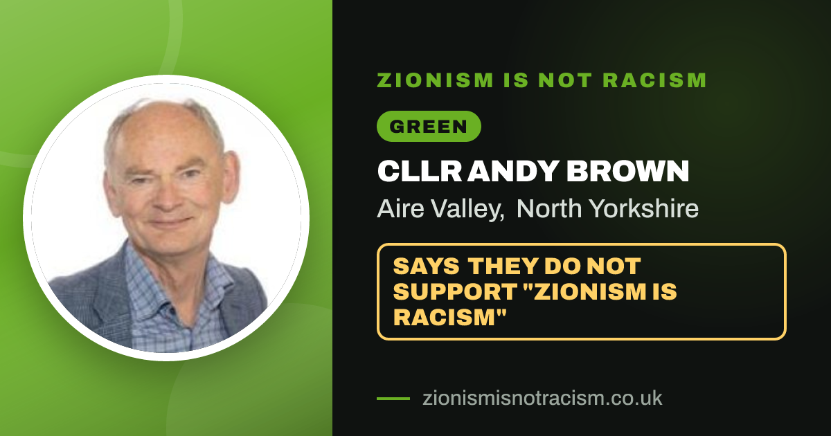 Share image: Cllr Andy Brown, Aire Valley ward, North Yorkshire
