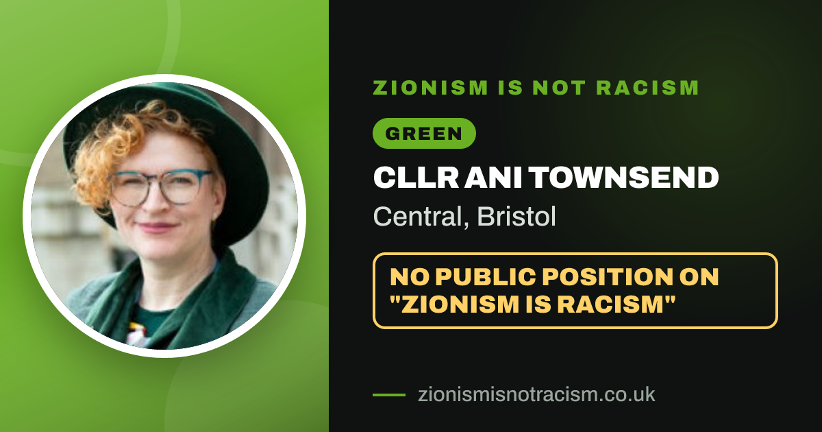 Share image: Cllr Ani Townsend, Central ward, Bristol