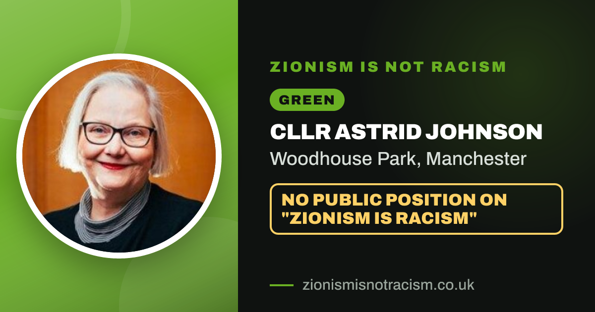 Share image: Cllr Astrid Johnson, Woodhouse Park ward, Manchester