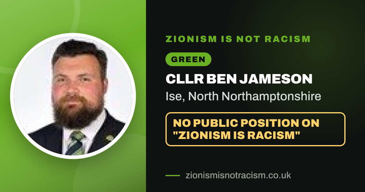 Share image: Cllr Ben Jameson, Ise ward, North Northamptonshire