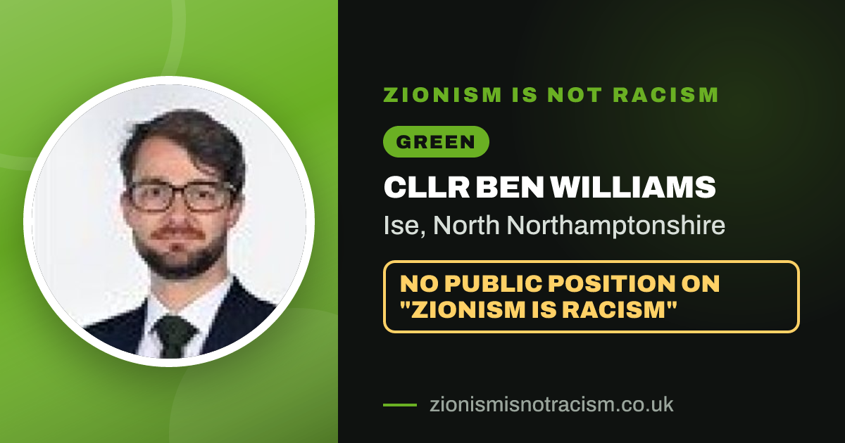 Share image: Cllr Ben Williams, Ise ward, North Northamptonshire
