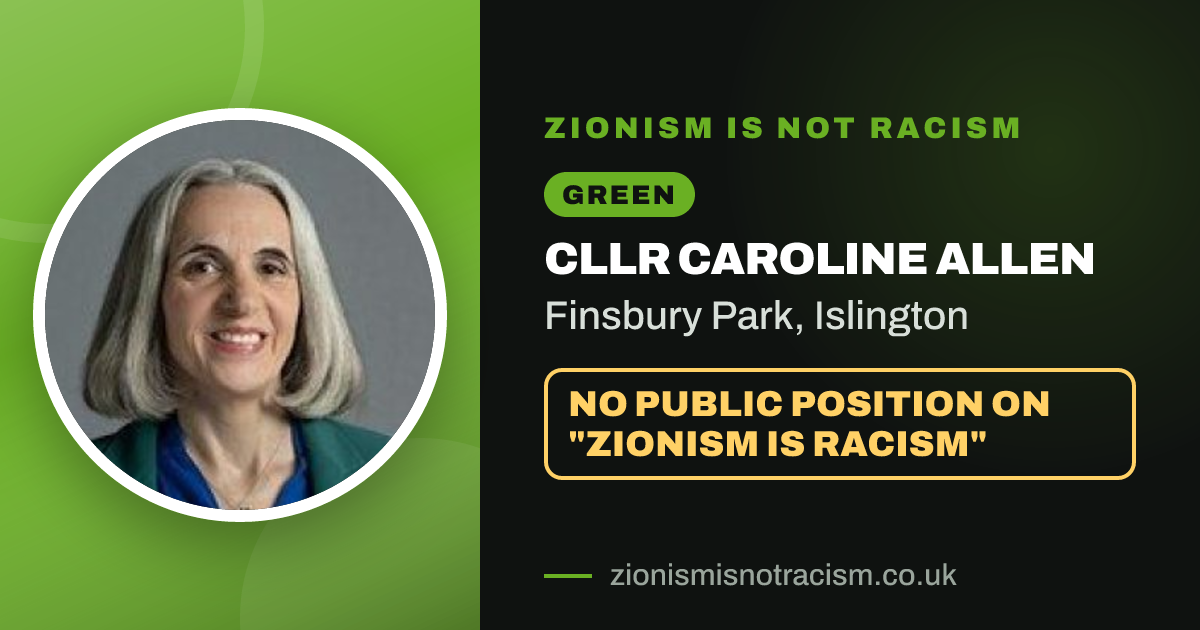 Share image: Cllr Caroline Allen, Finsbury Park ward, Islington
