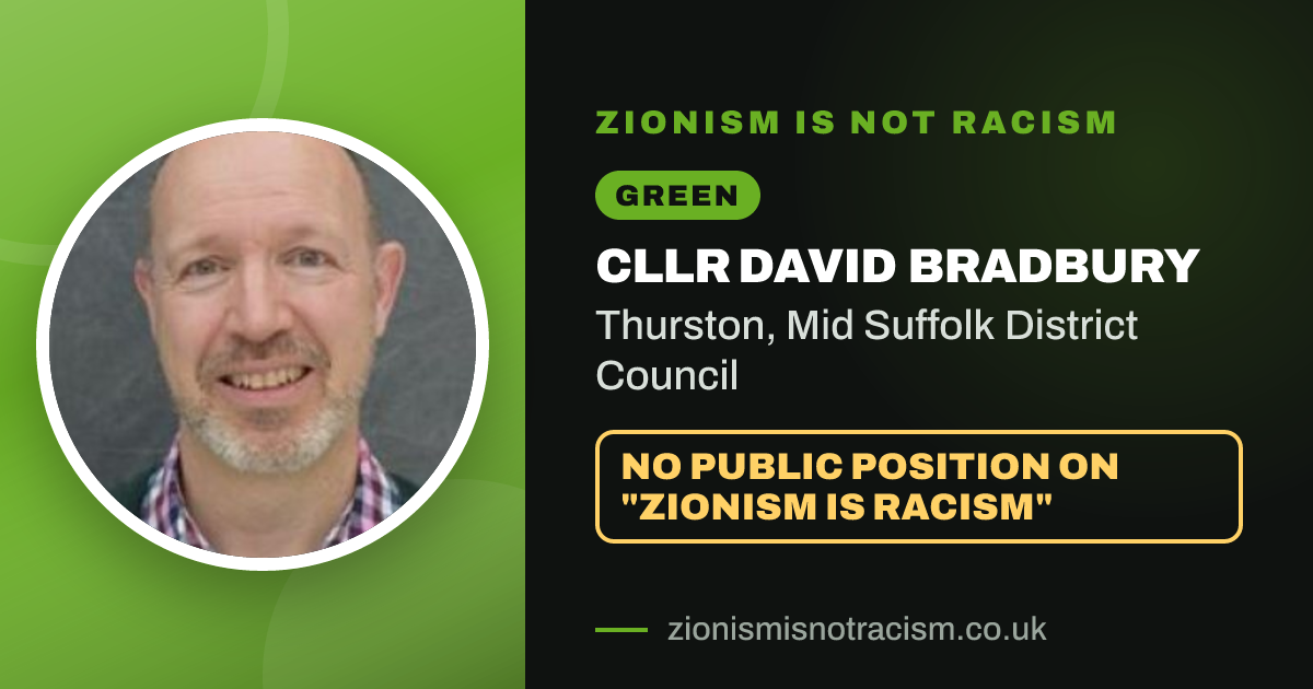 Share image: Cllr David Bradbury, Thurston ward, Mid Suffolk District Council