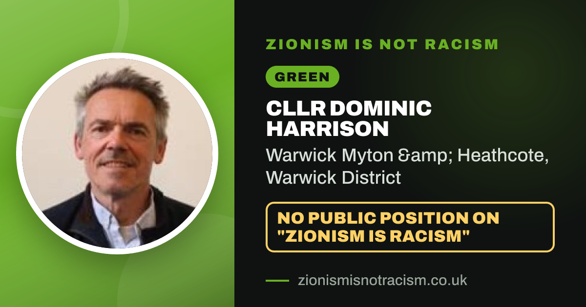 Share image: Cllr Dominic Harrison, Warwick Myton & Heathcote ward, Warwick District