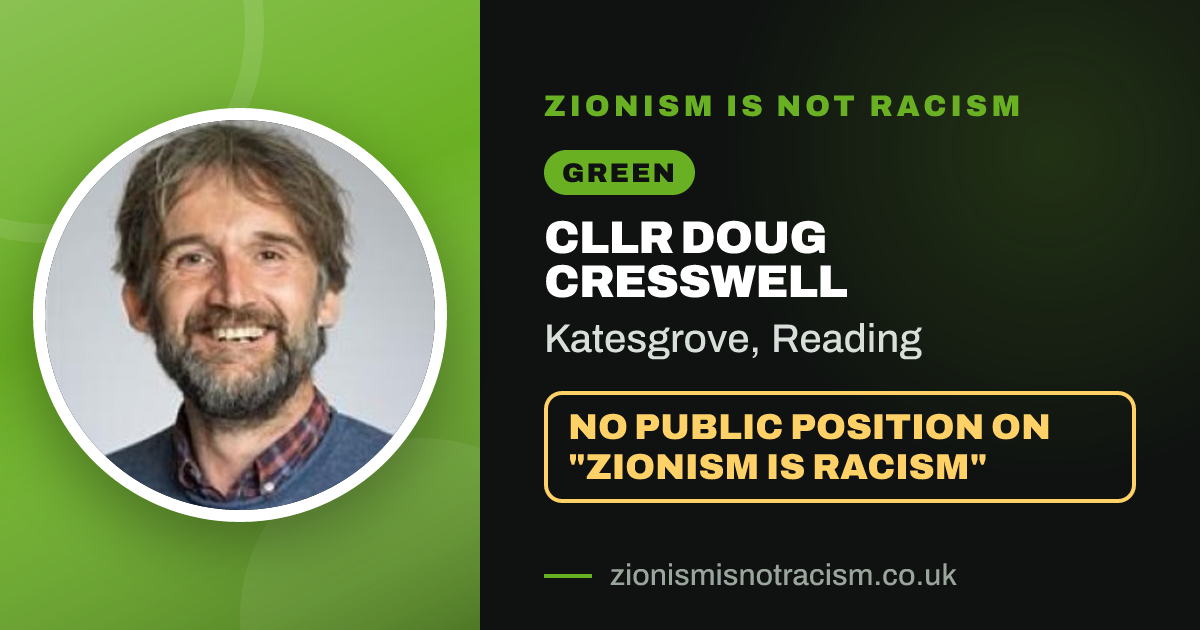 Share image: Cllr Doug Cresswell, Katesgrove ward, Reading