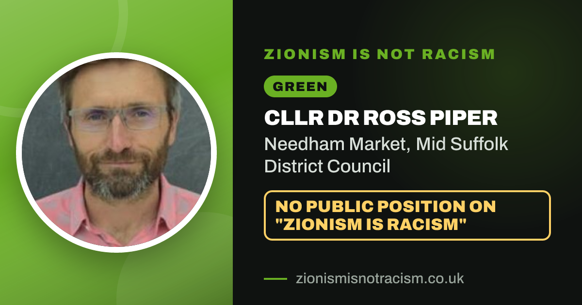 Share image: Cllr Dr Ross Piper, Needham Market ward, Mid Suffolk District Council
