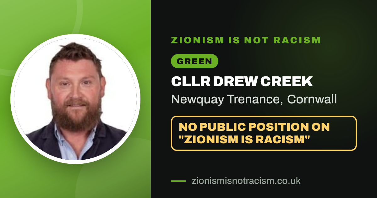 Share image: Cllr Drew Creek, Newquay Trenance ward, Cornwall