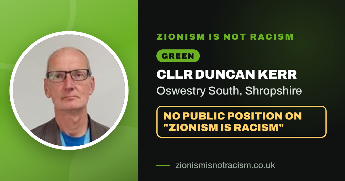 Share image: Cllr Duncan Kerr, Oswestry South ward, Shropshire