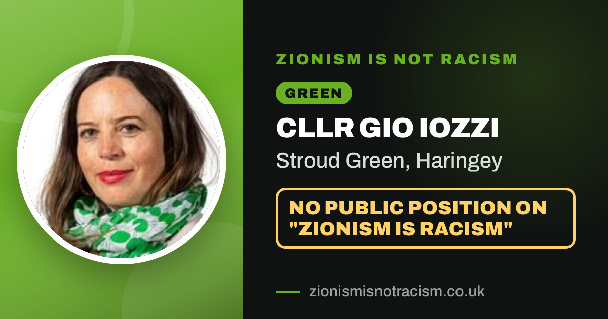 Share image: Cllr Gio Iozzi, Stroud Green ward, Haringey