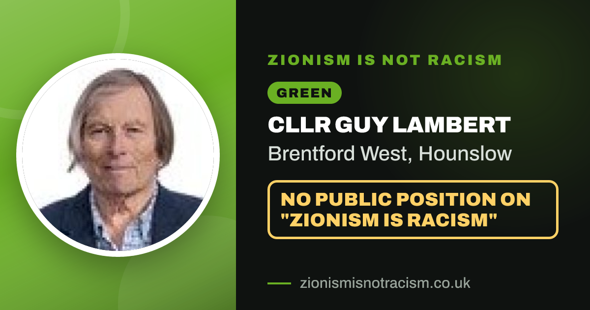 Share image: Cllr Guy Lambert, Brentford West ward, Hounslow