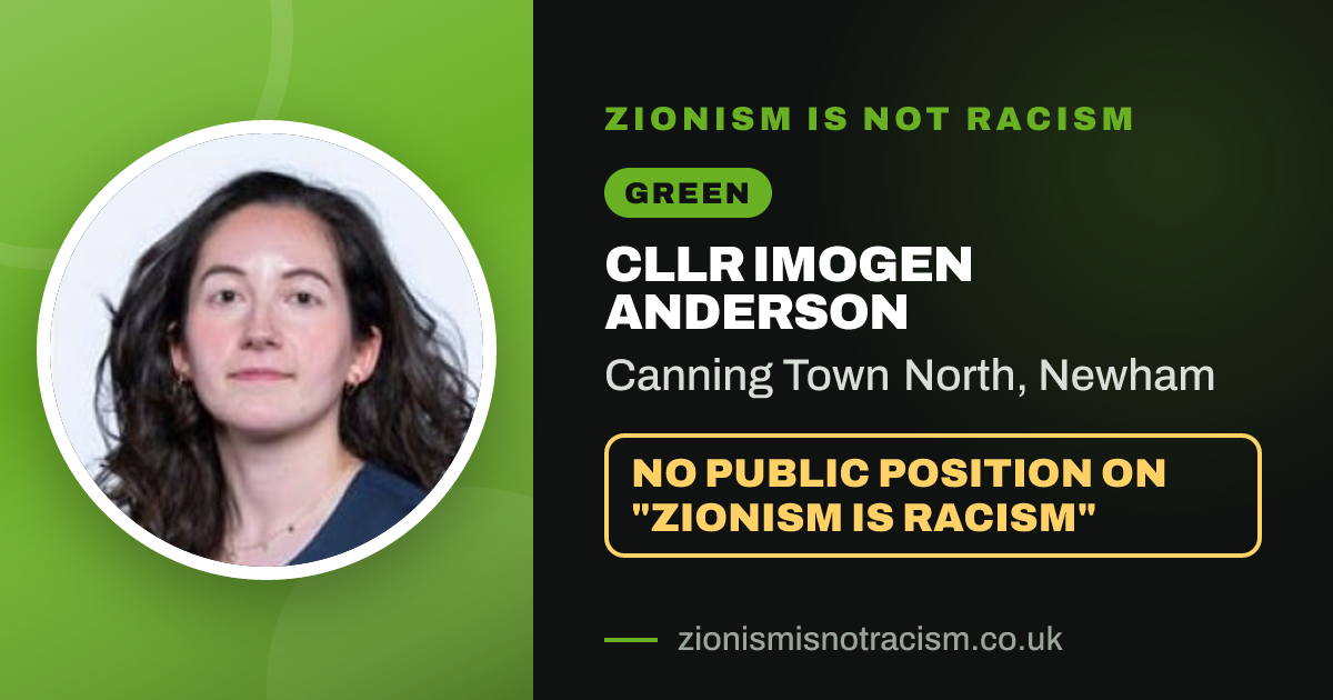 Share image: Cllr Imogen Anderson, Canning Town North ward, Newham