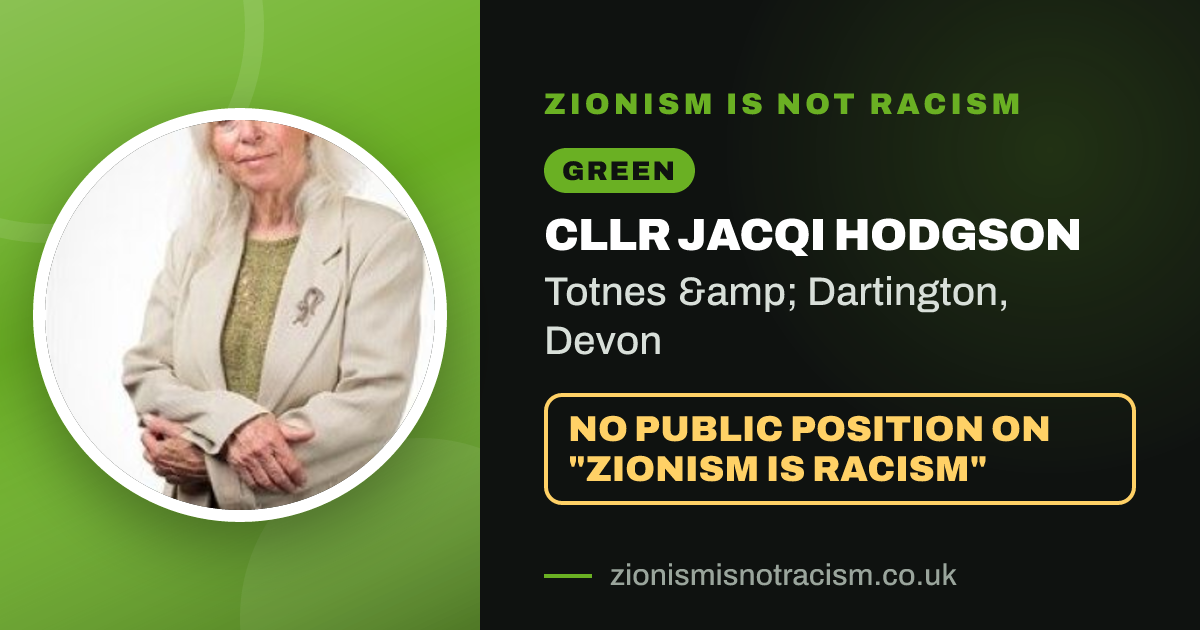 Share image: Cllr Jacqi Hodgson, Totnes & Dartington ward, Devon