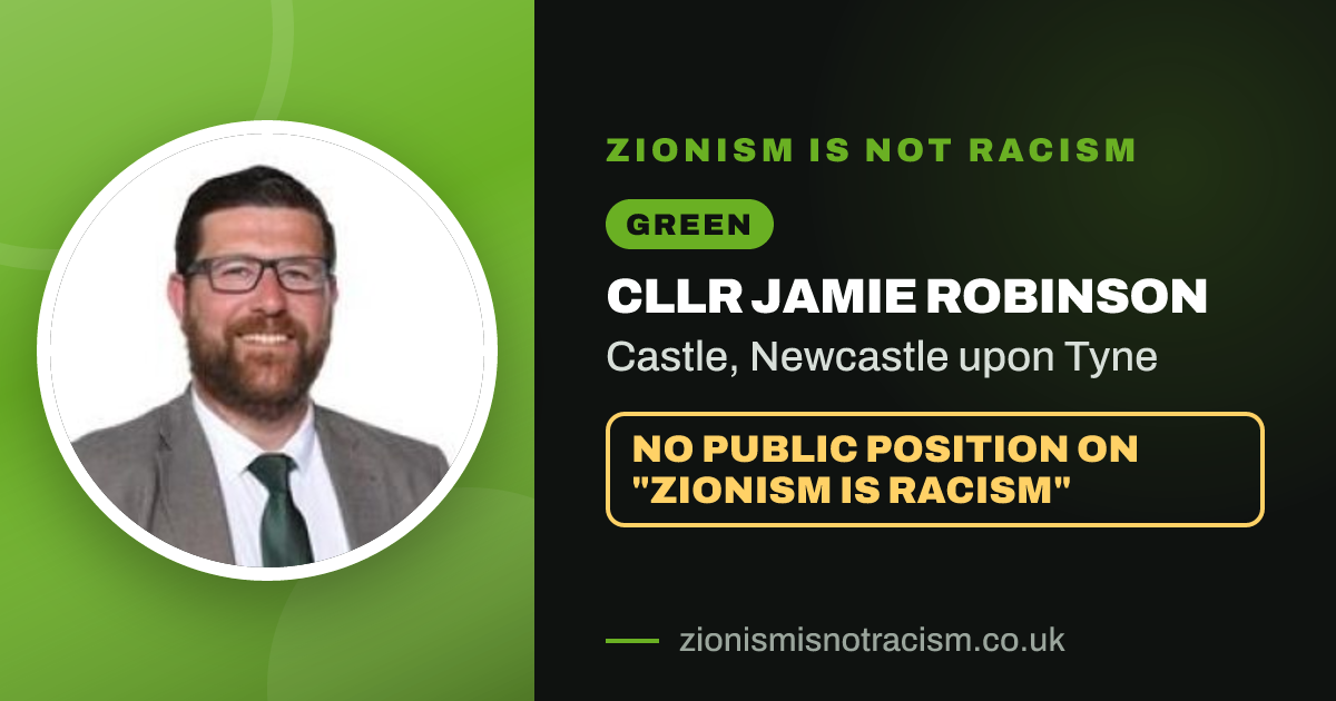 Share image: Cllr Jamie Robinson, Castle ward, Newcastle upon Tyne
