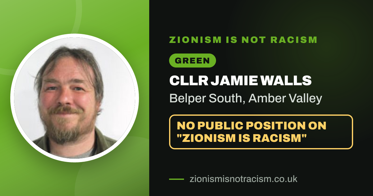 Share image: Cllr Jamie Walls, Belper South ward, Amber Valley