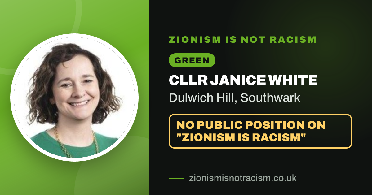 Share image: Cllr Janice White, Dulwich Hill ward, Southwark