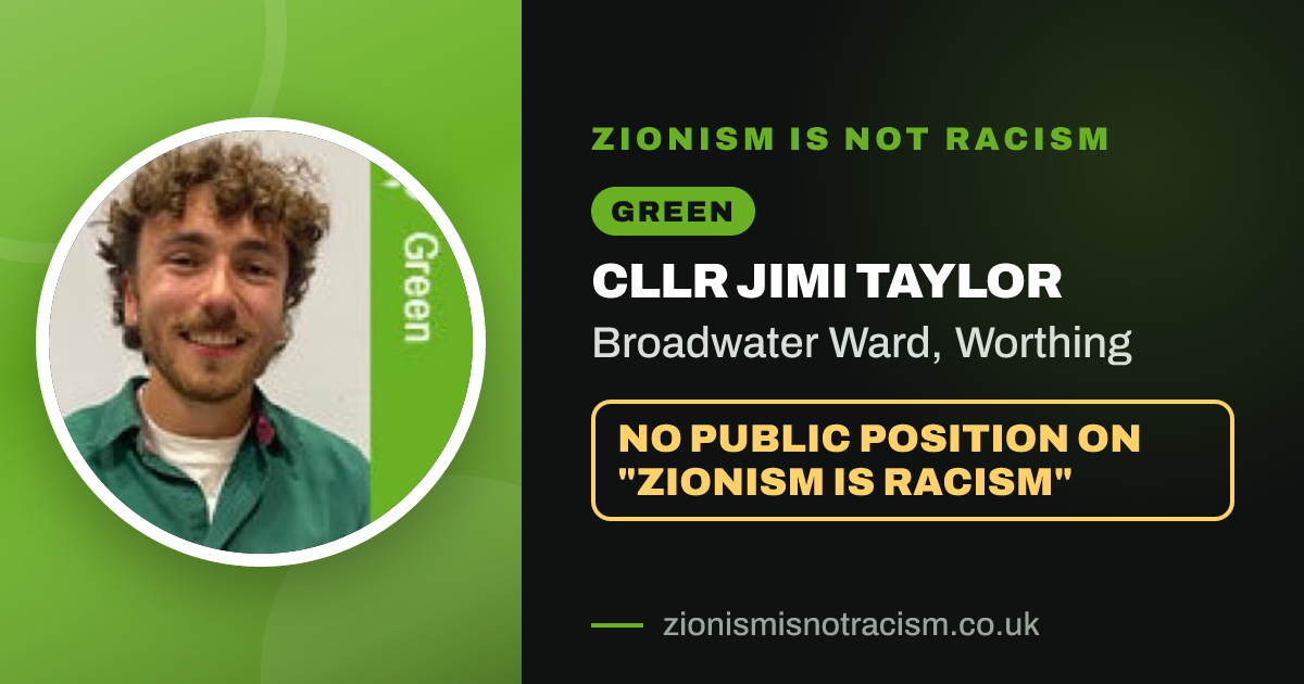 Share image: Cllr Jimi Taylor, Broadwater Ward ward, Worthing