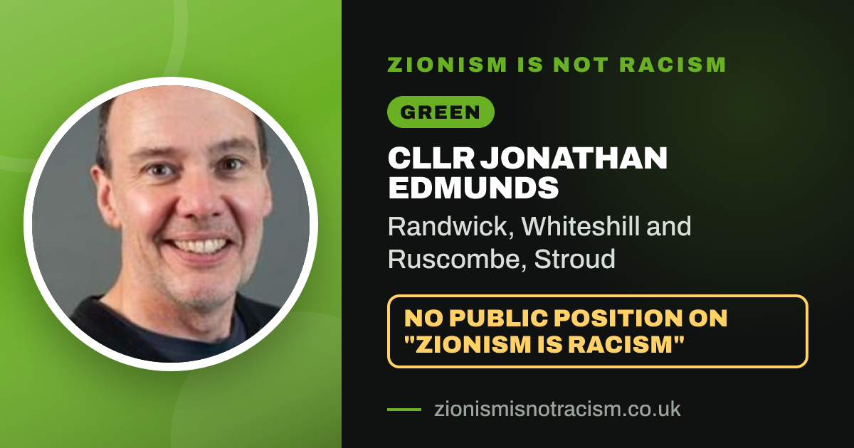 Share image: Cllr Jonathan Edmunds, Randwick, Whiteshill and Ruscombe ward, Stroud