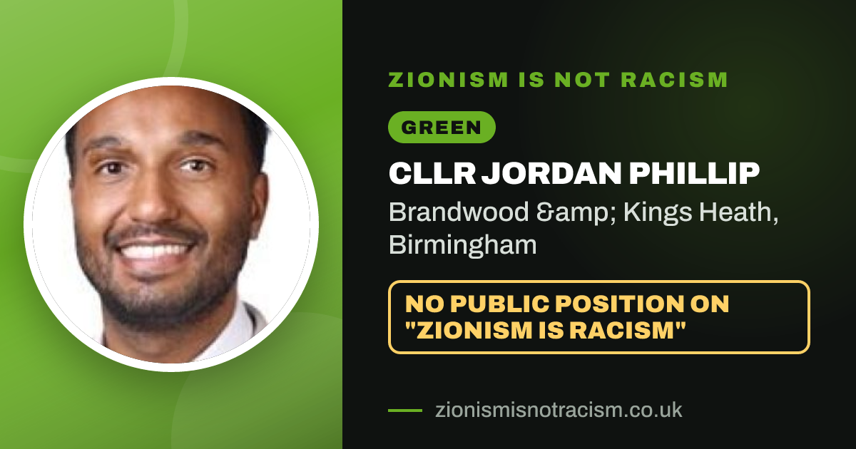 Share image: Cllr Jordan Phillip, Brandwood & Kings Heath ward, Birmingham