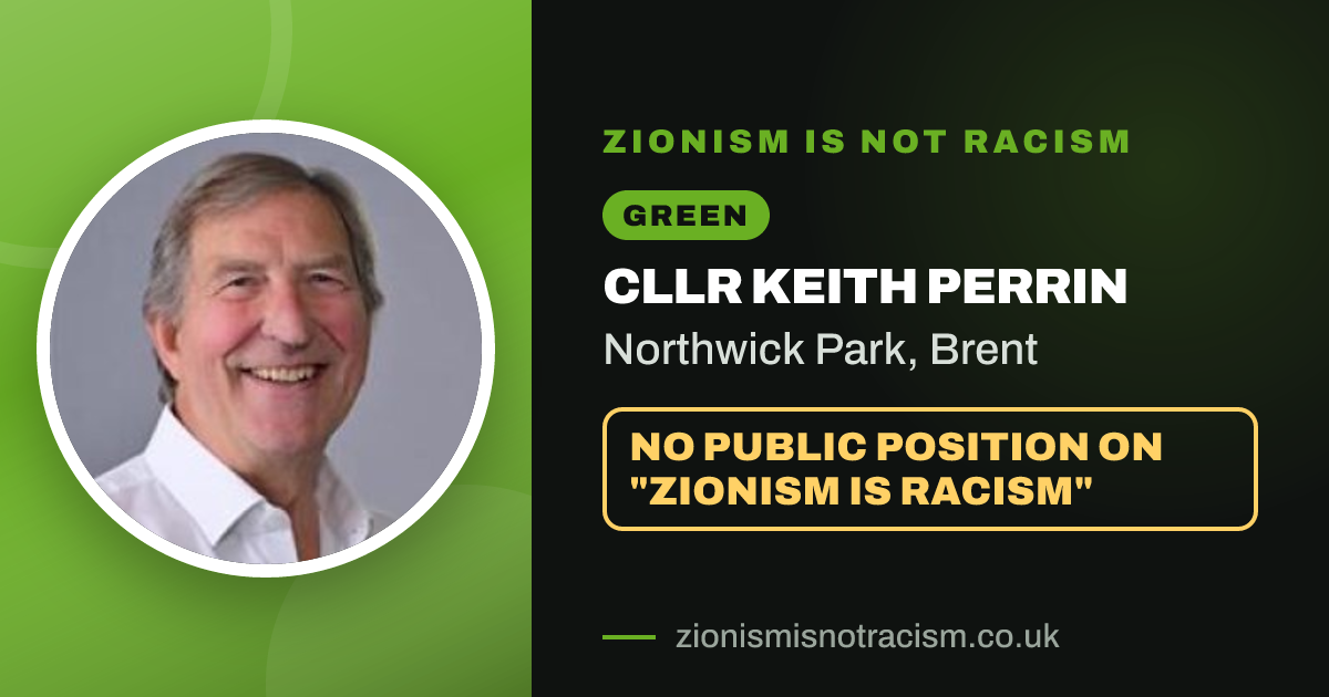 Share image: Cllr Keith Perrin, Northwick Park ward, Brent