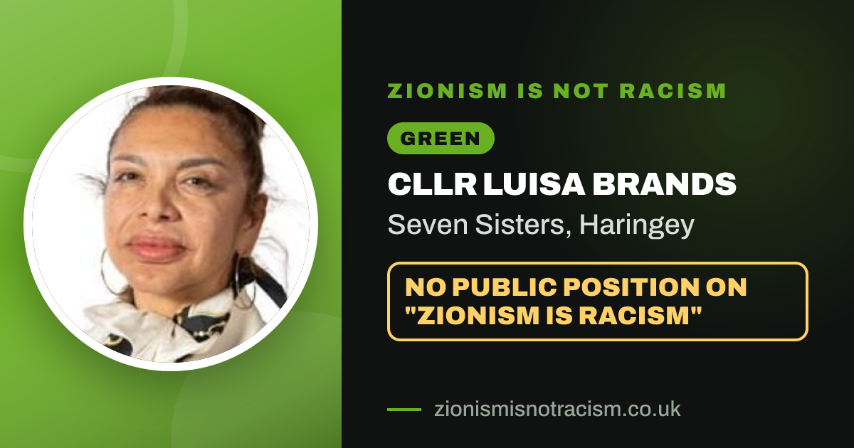 Share image: Cllr Luisa Brands, Seven Sisters ward, Haringey