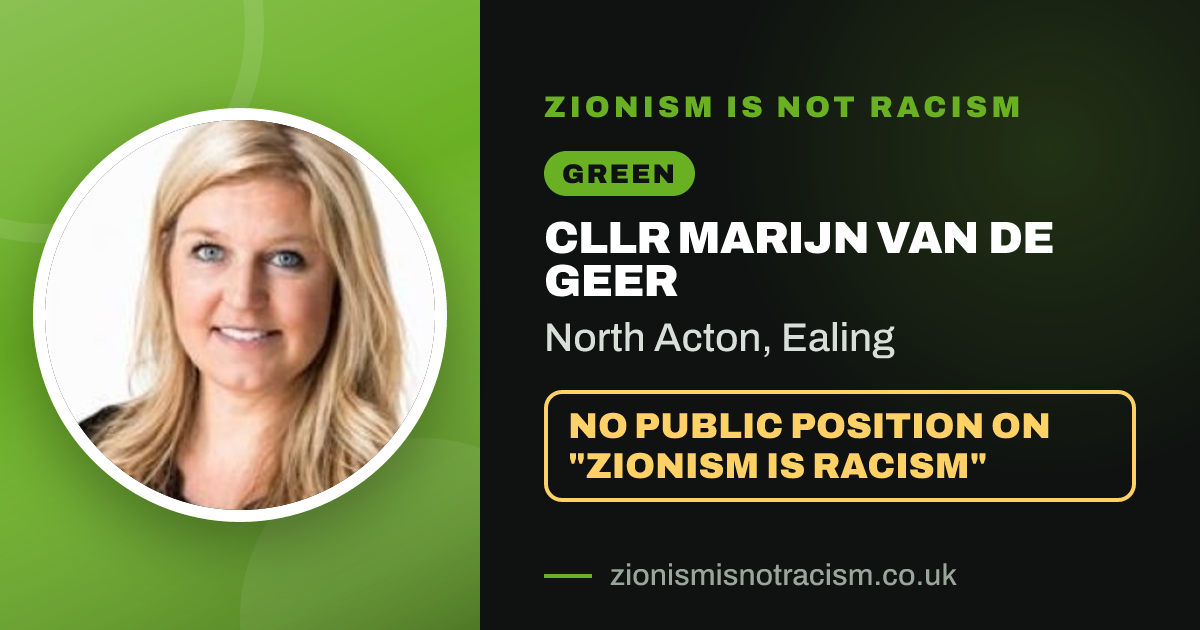 Share image: Cllr Marijn van de Geer, North Acton ward, Ealing