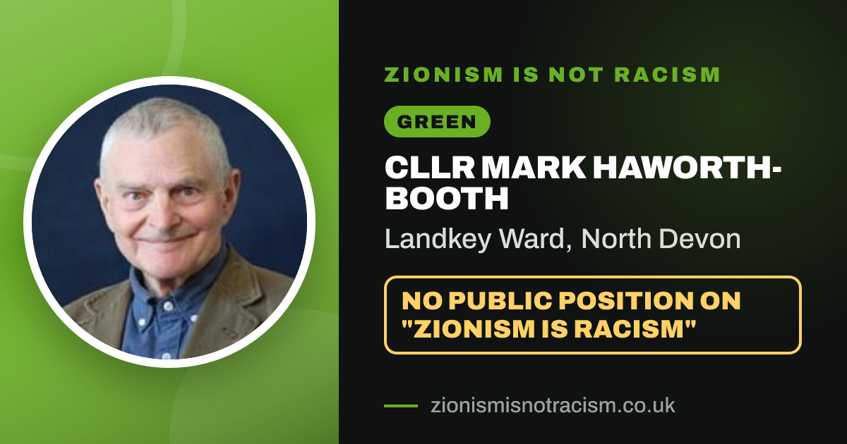 Share image: Cllr Mark Haworth-Booth, Landkey Ward ward, North Devon
