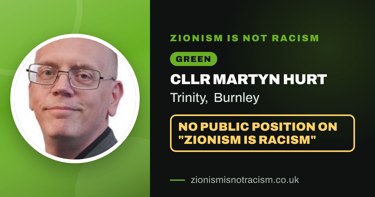 Share image: Cllr Martyn Hurt, Trinity ward, Burnley