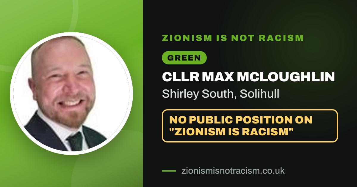 Share image: Cllr Max McLoughlin, Shirley South ward, Solihull