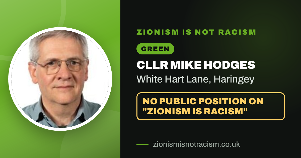 Share image: Cllr Mike Hodges, White Hart Lane ward, Haringey