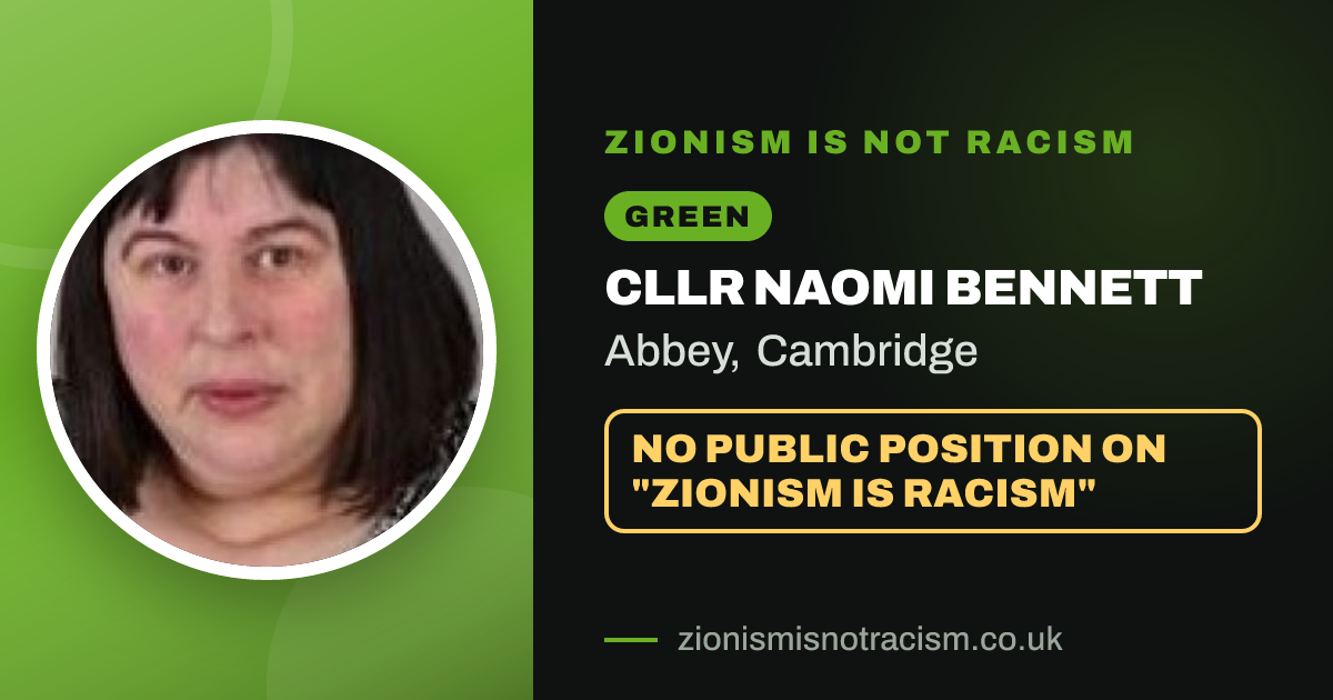 Share image: Cllr Naomi Bennett, Abbey ward, Cambridge
