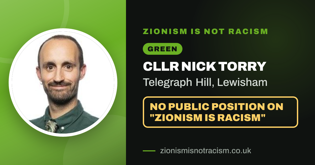 Share image: Cllr Nick Torry, Telegraph Hill ward, Lewisham