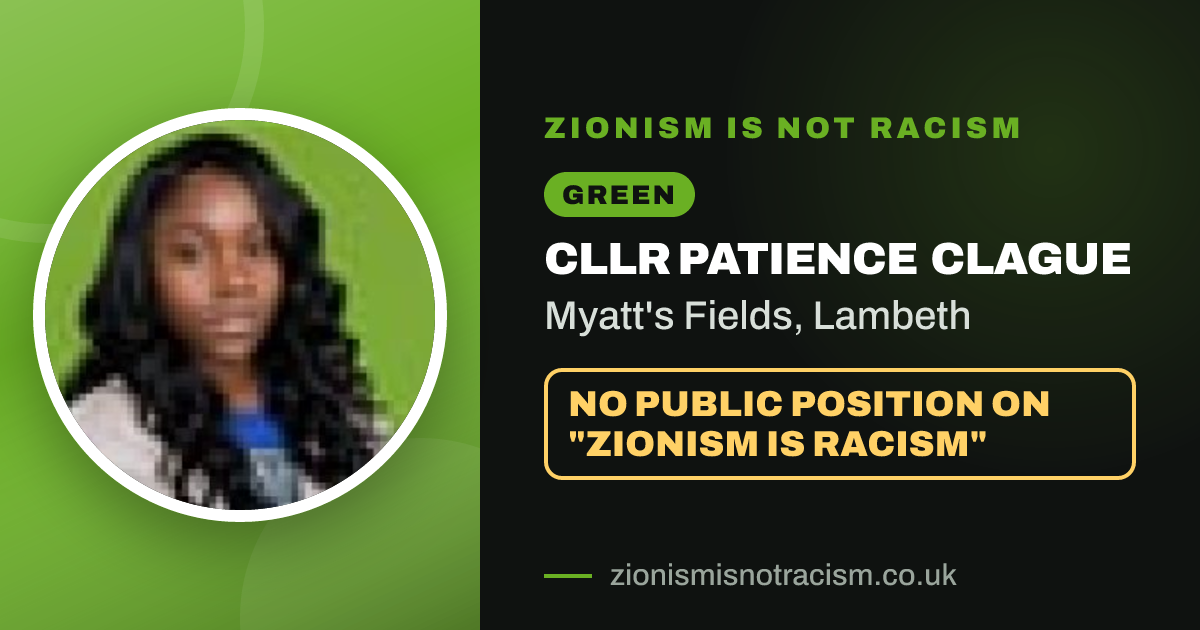 Share image: Cllr Patience Clague, Myatt's Fields ward, Lambeth