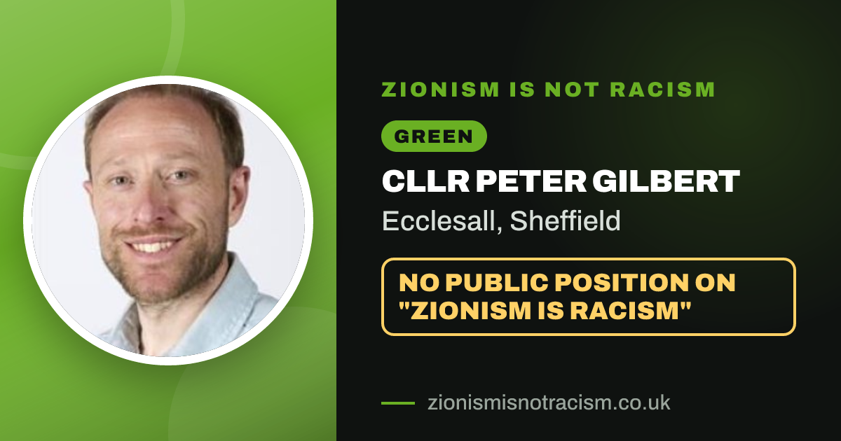 Share image: Cllr Peter Gilbert, Ecclesall ward, Sheffield