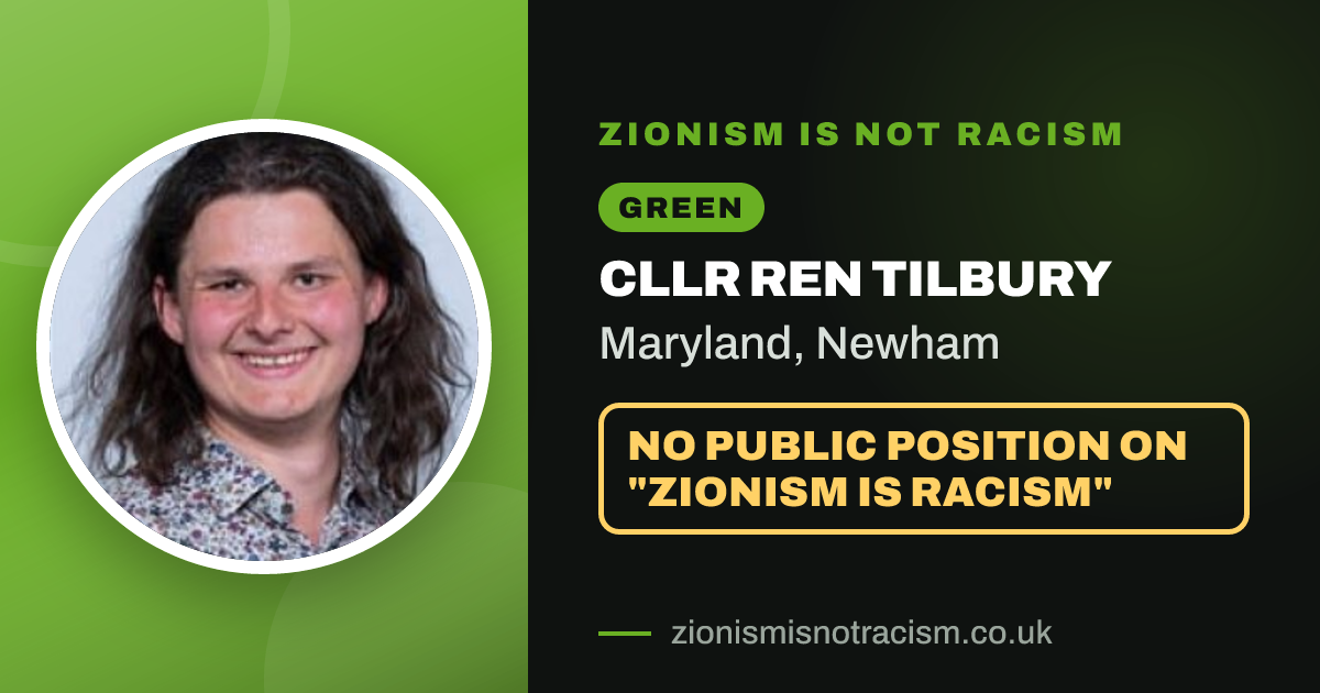 Share image: Cllr Ren Tilbury, Maryland ward, Newham