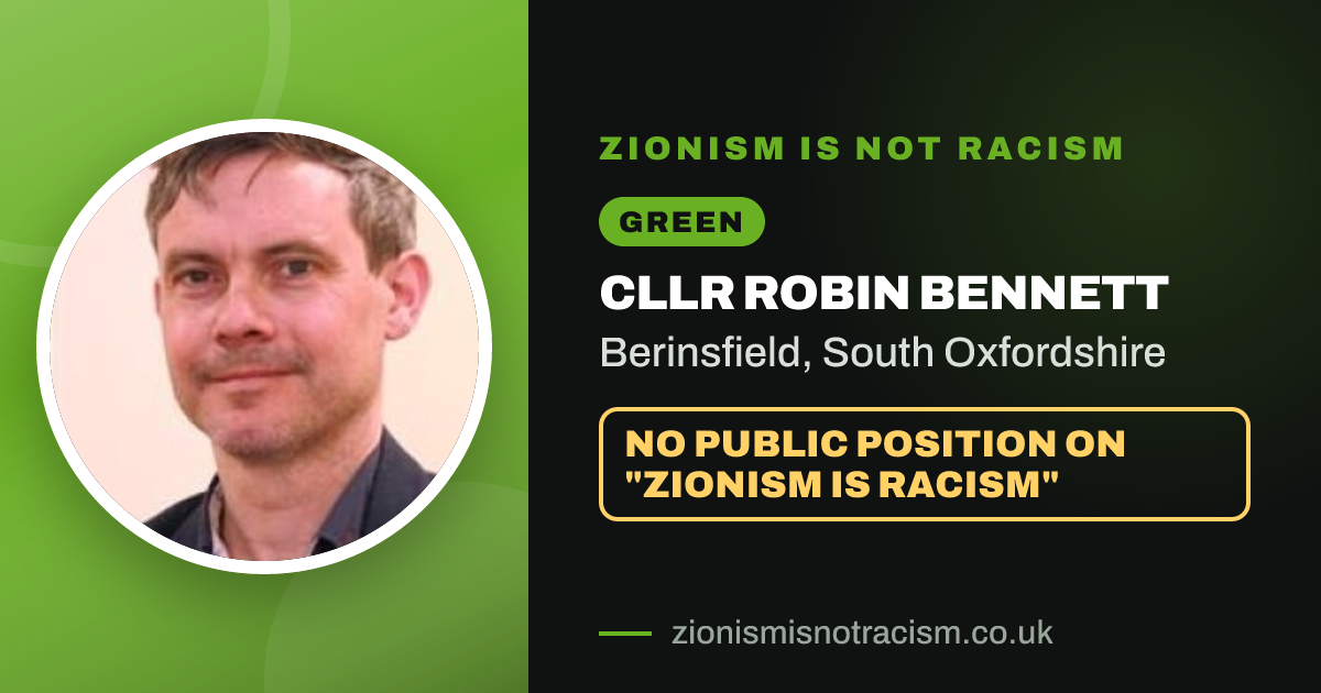 Share image: Cllr Robin Bennett, Berinsfield ward, South Oxfordshire