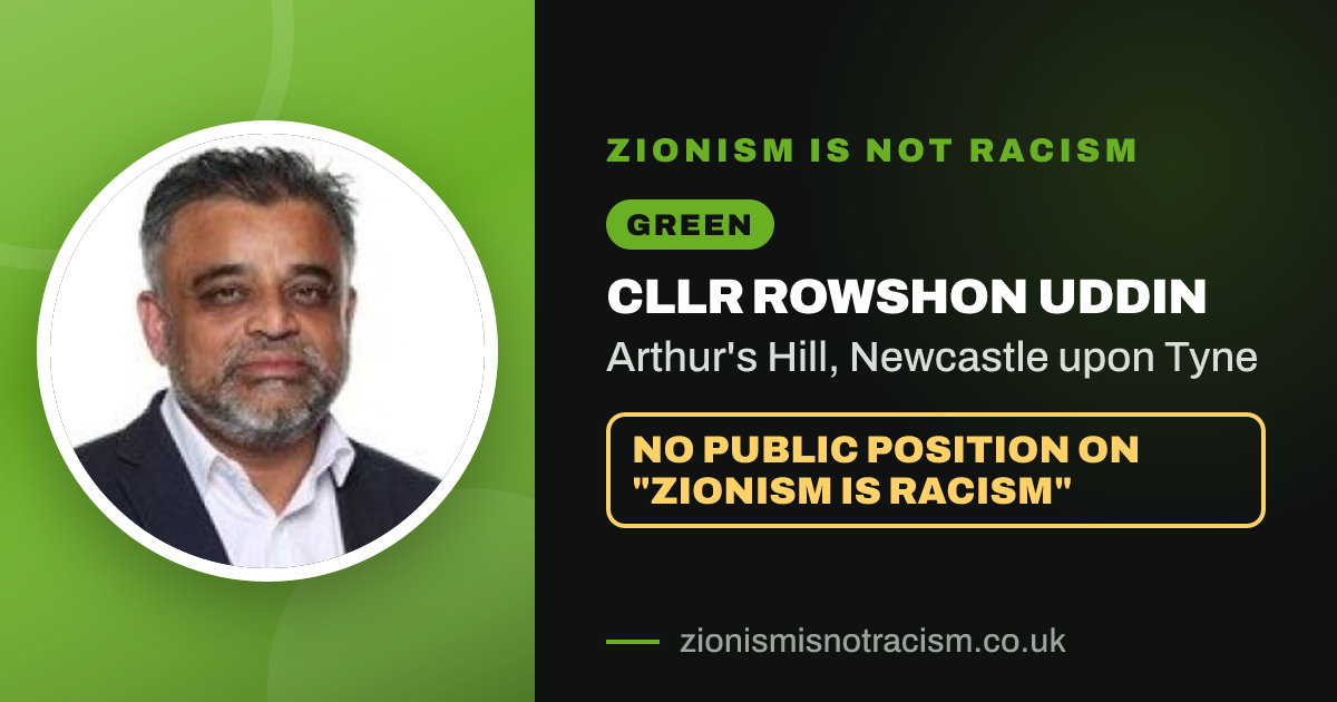 Share image: Cllr Rowshon Uddin, Arthur's Hill ward, Newcastle upon Tyne