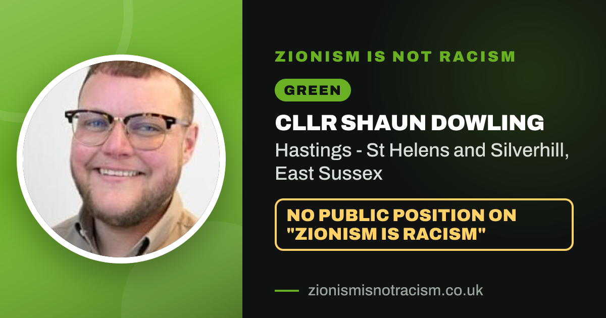 Share image: Cllr Shaun Dowling, Hastings - St Helens and Silverhill ward, East Sussex