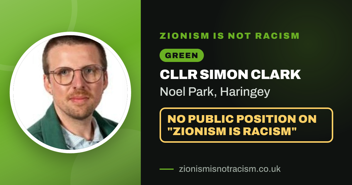 Share image: Cllr Simon Clark, Noel Park ward, Haringey