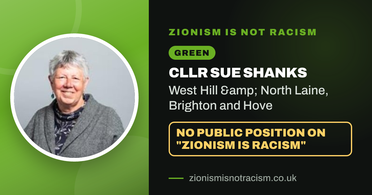 Share image: Cllr Sue Shanks, West Hill & North Laine ward, Brighton and Hove