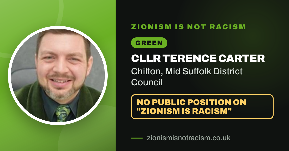 Share image: Cllr Terence Carter, Chilton ward, Mid Suffolk District Council