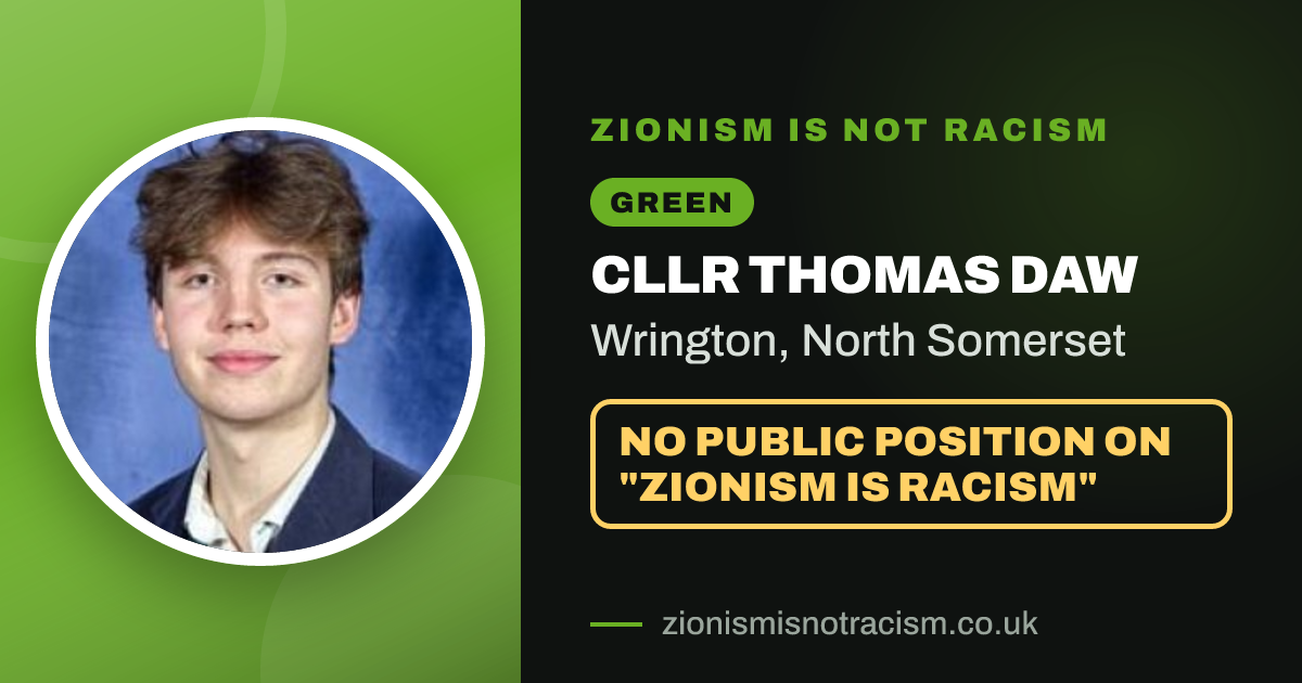 Share image: Cllr Thomas Daw, Wrington ward, North Somerset