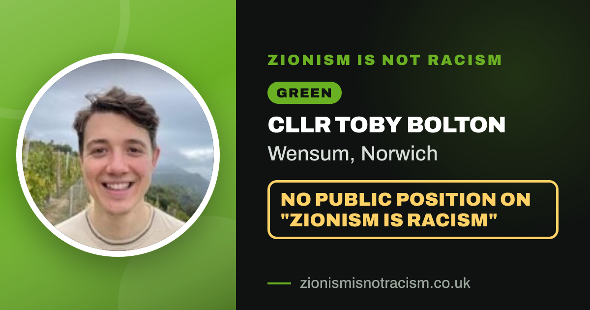 Share image: Cllr Toby Bolton, Wensum ward, Norwich