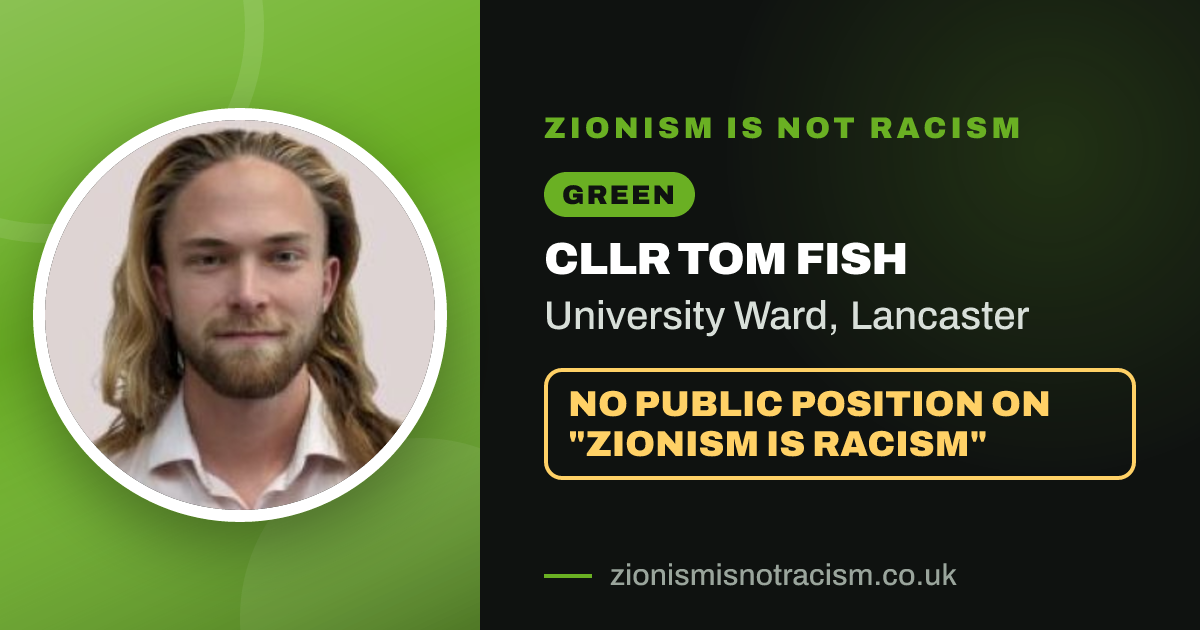 Share image: Cllr Tom Fish, University Ward ward, Lancaster
