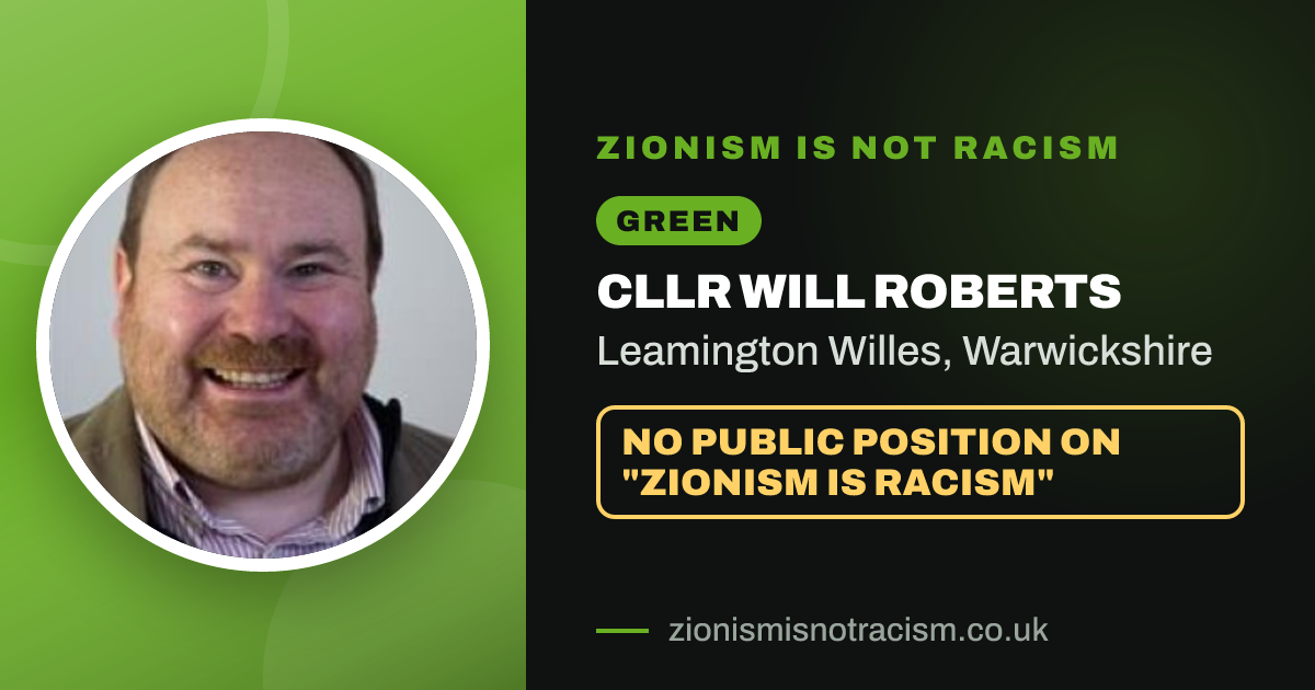 Share image: Cllr Will Roberts, Leamington Willes ward, Warwickshire