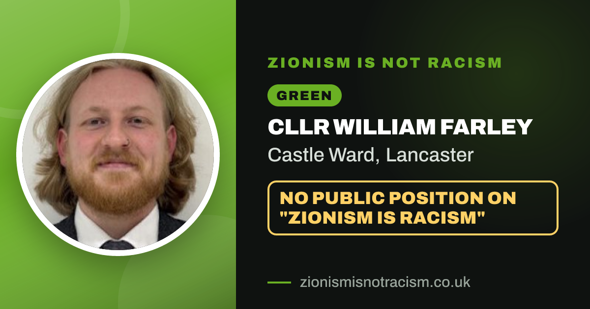 Share image: Cllr William Farley, Castle Ward ward, Lancaster