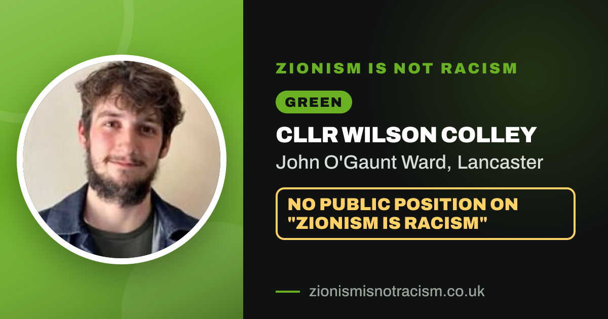 Share image: Cllr Wilson Colley, John O'Gaunt Ward ward, Lancaster